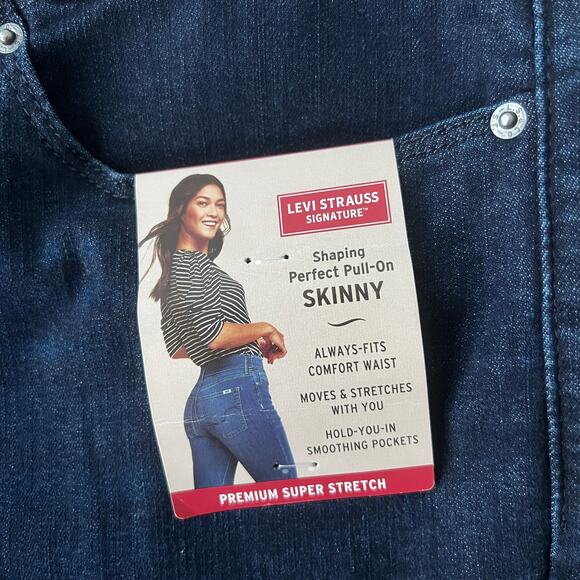 Levi's Shaping Perfect Pull On Skinny Super Stretch Jegging 16 NWT - Picture 5 of 8